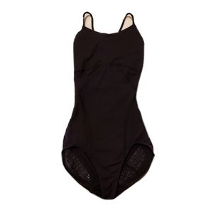 Ivivva, Lululemon, Black Leotard with Strappy Back